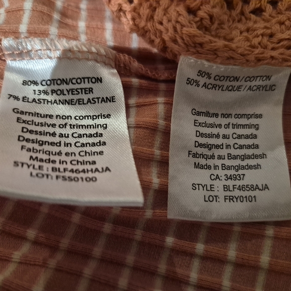 Women's Crochet Knit Top - Tan - Picture 5 of 6